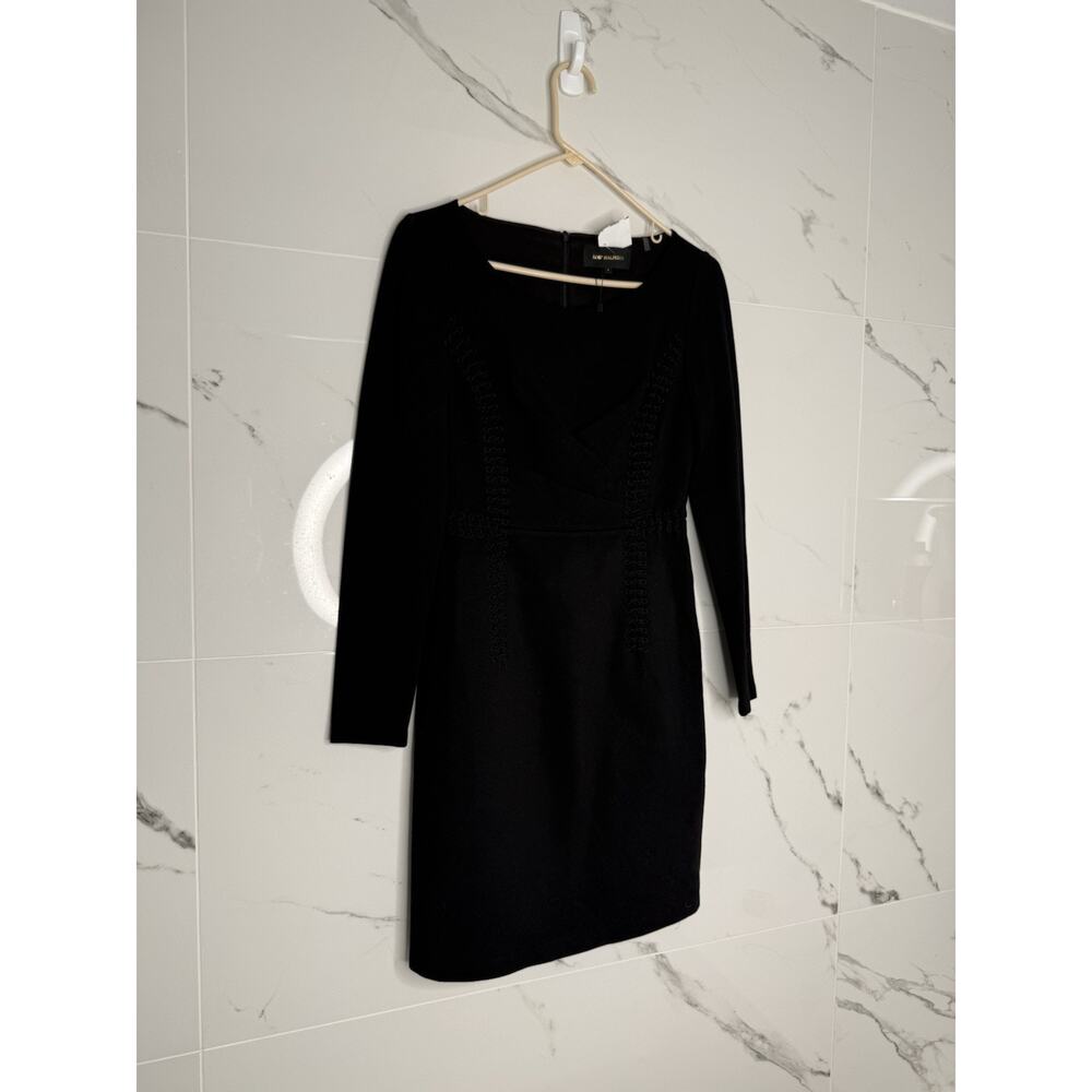 Kobi Halperin 'Presley' Jersey Sheath Dress, Size 4 - Black Career Old Money - Picture 6 of 15